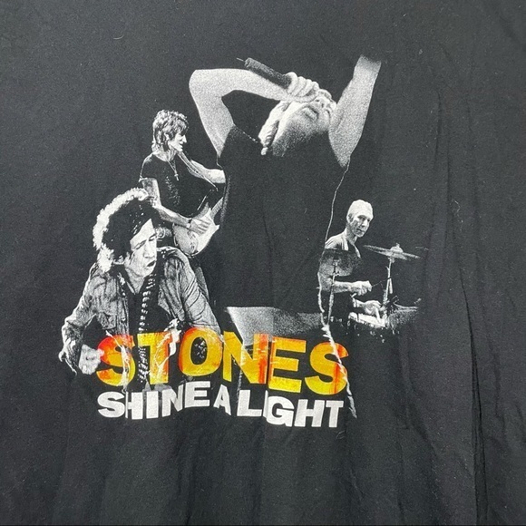 Rolling Stones Shine A Light Concert T-Shirt  2x - Picture 3 of 5